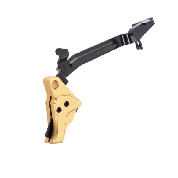 Tyrant Designs CNC ITTS Trigger w/Bar Drop-In, Gold/Black