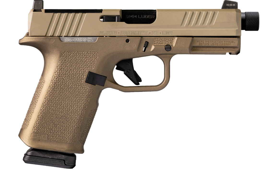 Ruger RXM 4.5" 9mm (2) 15rd Pistol, FDE