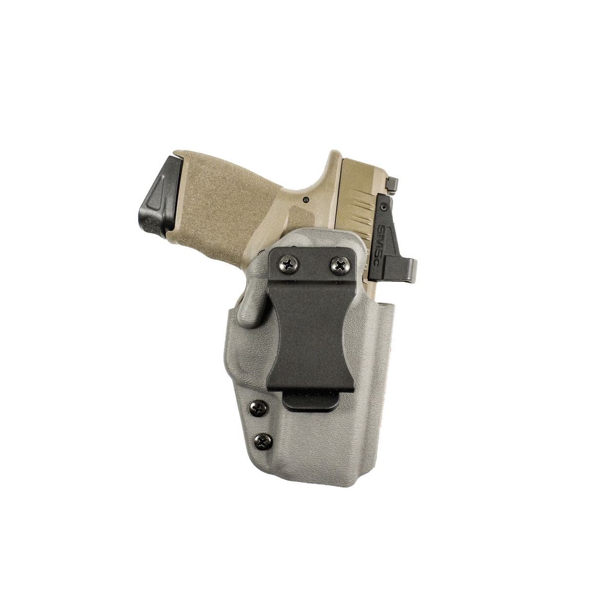 DeSantis Gunhide Mean Streak Smith & Wesson M&P Shield 9/40 IWB Holster RH Kydex Pewter Gray - Secure and Durable Fit - 220LA5WZ0