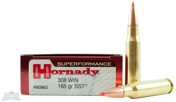 Hornady 308 Win 165gr SST Superformance Ammunition 20rds- - -80983