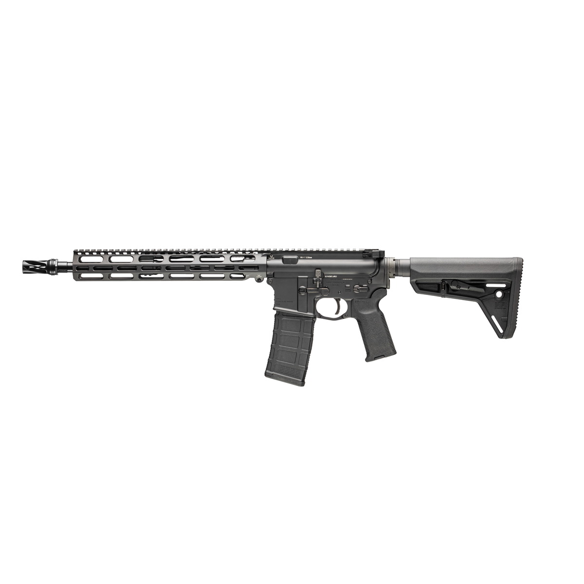 VKTR Industries VK-1PW 5.56x45mm 13.70" Rifle, Black - Compact, High-Performance AR Rifle, with Precision and Tactical - V-3110-0916-620
