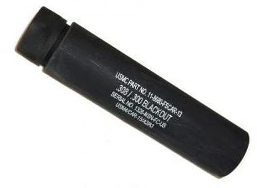 GUNTEC AR308 FAKE SUPPRESSOR - 5.5" 5/8X24 THREADS BLACK