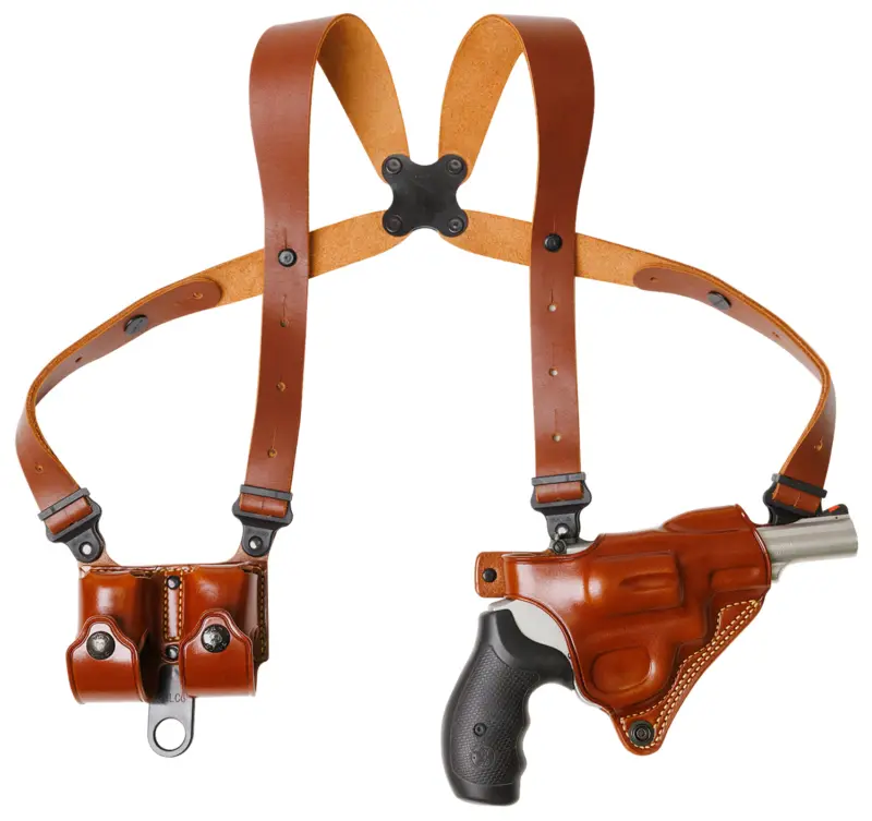 Galco MCII126 Miami Classic II Shoulder System Shoulder Size Fits Chest Up To 56"/S N Frame M29/629 Tan Steerhide Right Hand