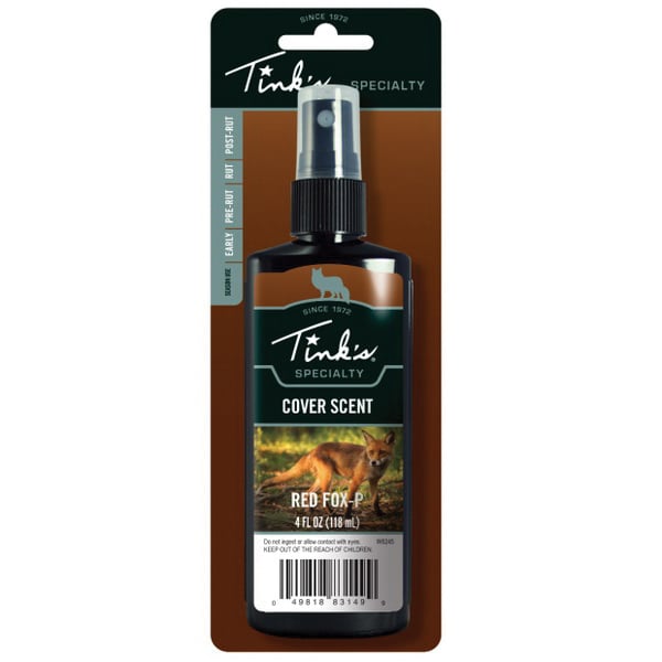 Tinks Red Fox-P Cover Scent, 4 fl oz Spray - W6245