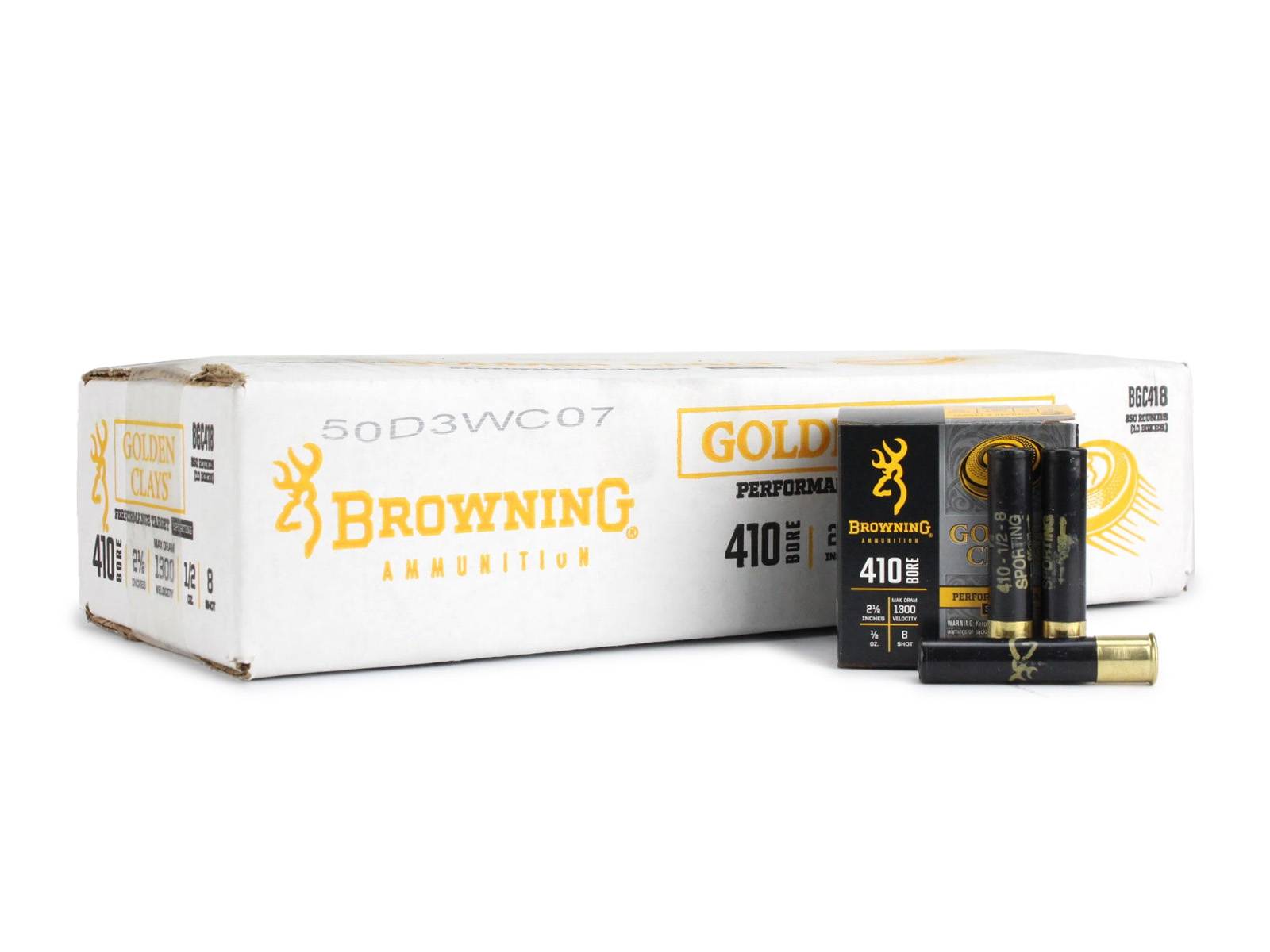 Browning Golden Clays 410 Gauge 2.5 1/2 oz 8 Shot (Case)