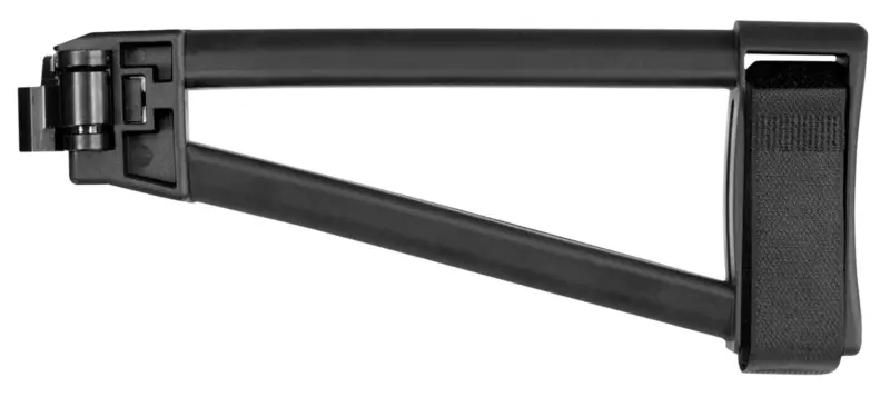 SB Tactical TF191301SB TF 1913 Side Folding Black Synthetic with 9.50" OAL Nylon Strap for AR-Platform with 1913 Picatinny Rail (Tube Not Included)