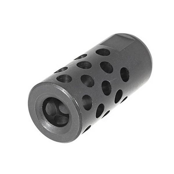 Reduce Recoil with Ruger Radial Port Muzzle Brake 1/2"-28 tpi, Matte Black - 90699