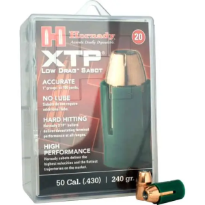 Hornady 6720 XTP  50 Cal Hollow Point 240 GR 20 Per Box