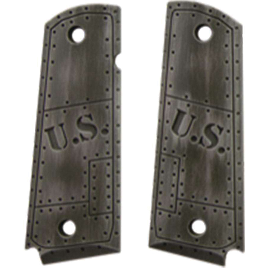Hogue Extreme Tint Distressed Grip Fits 1911 Government, Green