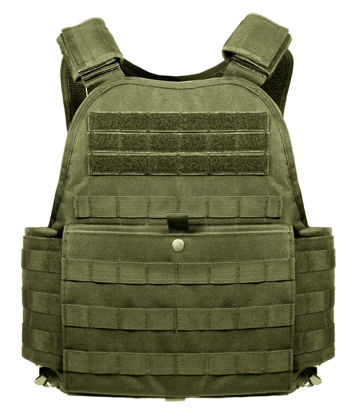 Rothco Molle Plate Carrier Vest - Olive Drab, X-Small - Small