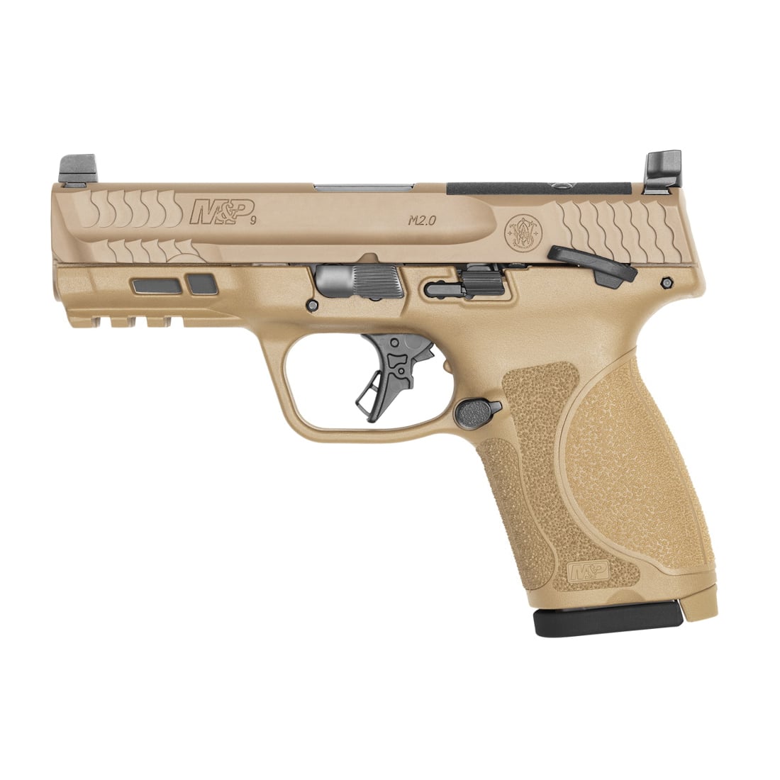 SMITH AND WESSON M&P9 M2.0 CPT 9MM 10+1 FDE OR - No Credit Card Fees - Free Shipping