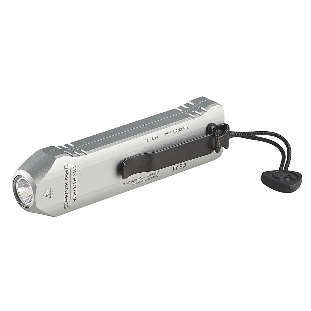 Streamlight Wedge XT Ultra-Compact Rechargeable EDC Flashlight, 500 lm Silver