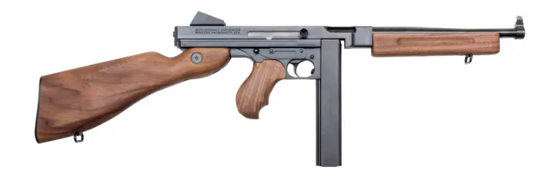 Thompson M1SB M1 Carbine M1SB SBR 45 ACP 30+1 10.50" Blue Steel Barrel Receiver, Walnut Horizontal Forend, Fixed American Walnut Stock Grip