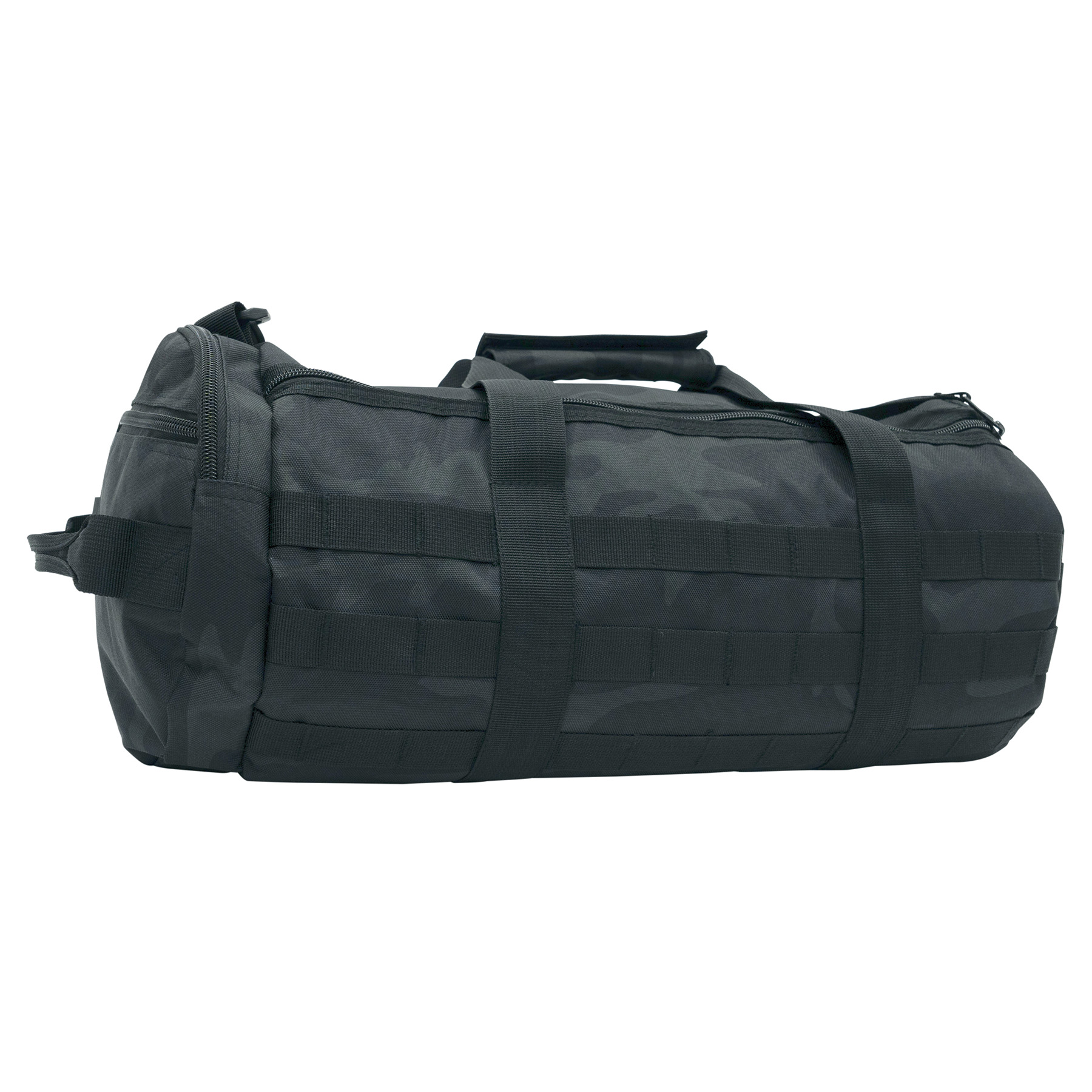 Rothco Tactical Traveler Duffle Bag - Midnight Black Camo, 19 In