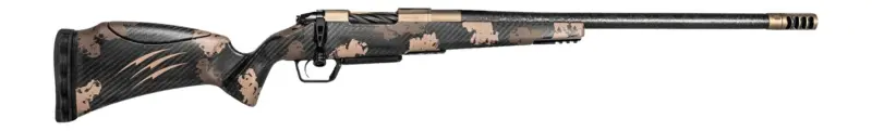 Fierce Firearms RIVSCX22CM18BDS Carbon Rival XP 2.0 22 Creedmoor 18" Smoked Bronze Cerakote Spiral Fluted Stainless Steel Barrel Drilled Tapped Receiver, Desert Shadow Camo Adj Comb Carbon Fiber S