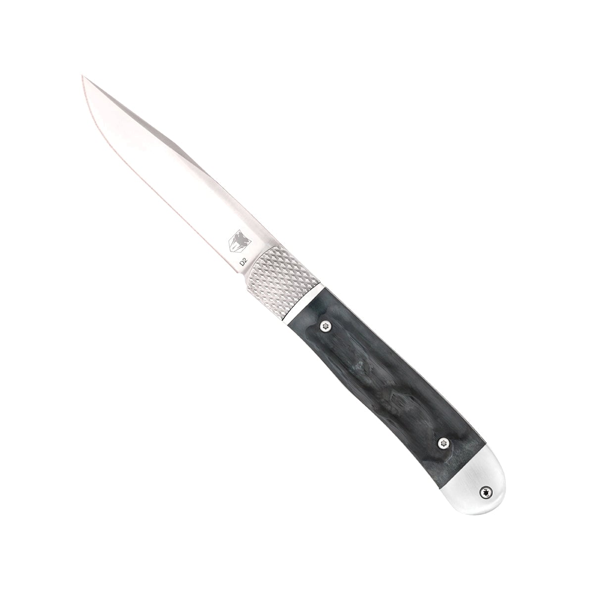 Cobra TEC Knives LLC Trapper Hidden Release Folding Knife Drop Point, Black