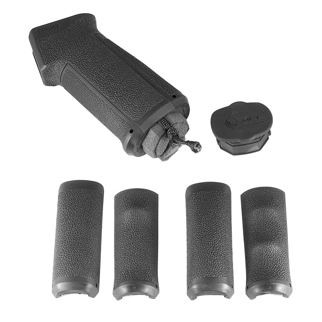 MFT Engage AK47 Pistol Grip W/ Interchangeable Grips, Black - EPGI47