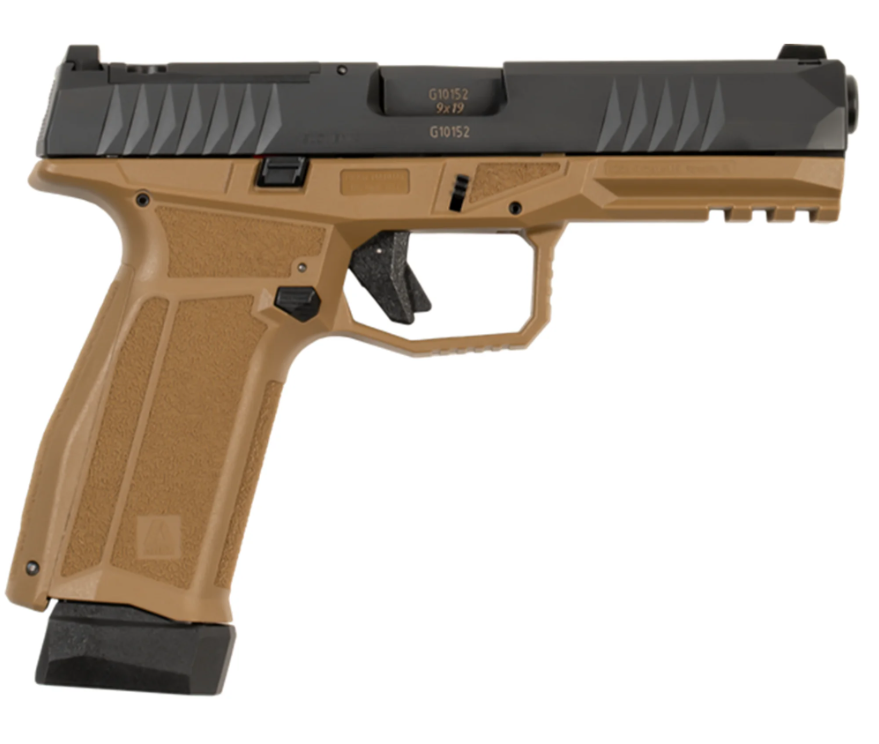Arex Delta L OR 4.5" 9mm 17rd Pistol, FDE