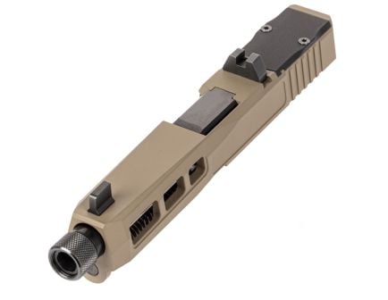PSA Dagger Complete SW1 RMR Slide Assembly With Threaded Barrel, Flat Dark Earth