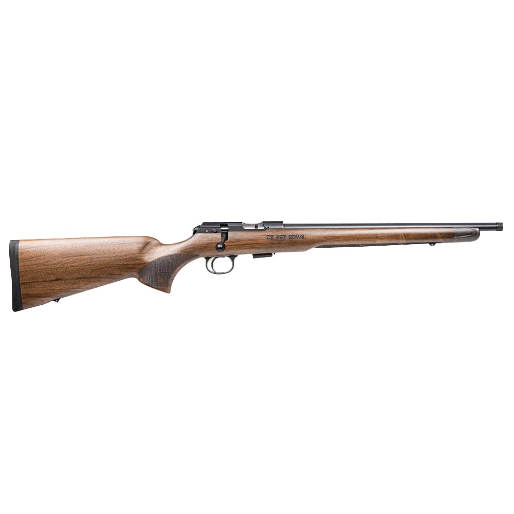 CZ 457 Royal Rifle 22lr 20.5 in. Walnut 5 rd. - No Credit Card Fees - Low, flat rate shipping