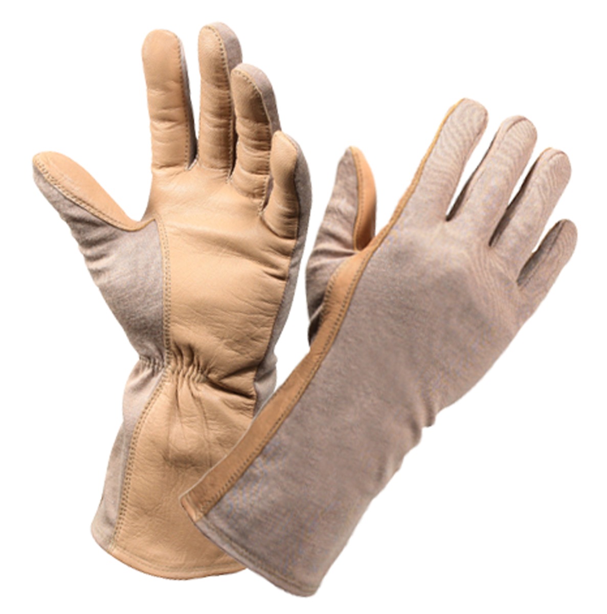 Rothco G.I. Type Flame Heat Resistant Flight Gloves - Desert Sand, 8