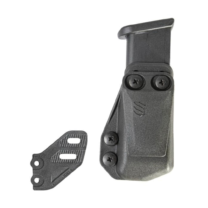Blackhawk Stache Polymer Double Stack IWB Mag Carrier, Black - 416A02BK