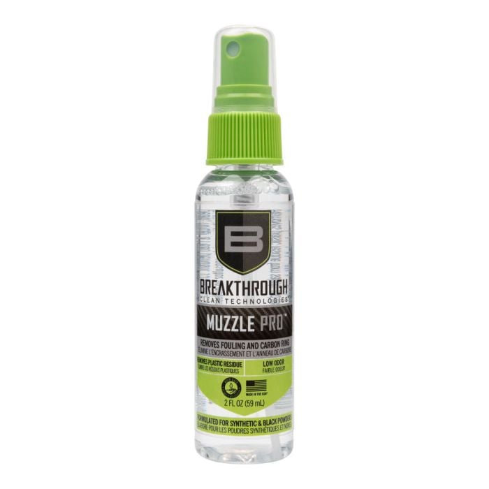 Breakthrough Clean Muzzle Pro 1.25" x 1.25" x 5.25" Carbon Remover, 2 oz Pump Spray Bottle - BT-MZPRO-2OZ