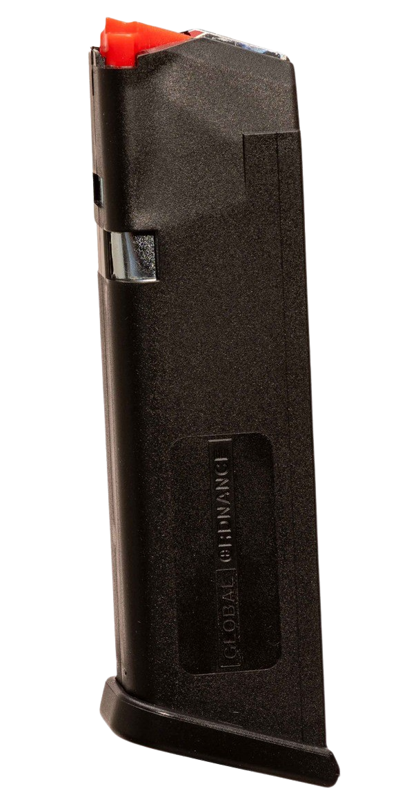 Global Ordnance(R) - 197892029070 - Glock Style 9mm Luger 17 Round Black Steel Magazine