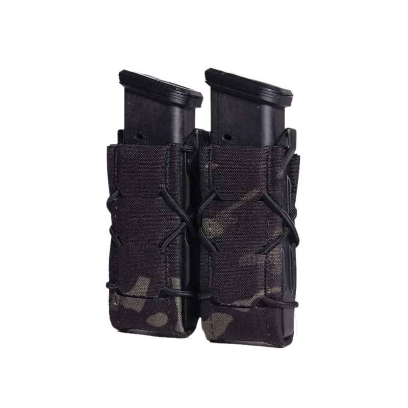 High Speed Gear Inc. Gen 2 Double Pistol Taco Double Magazine Pouch, Multicam Black
