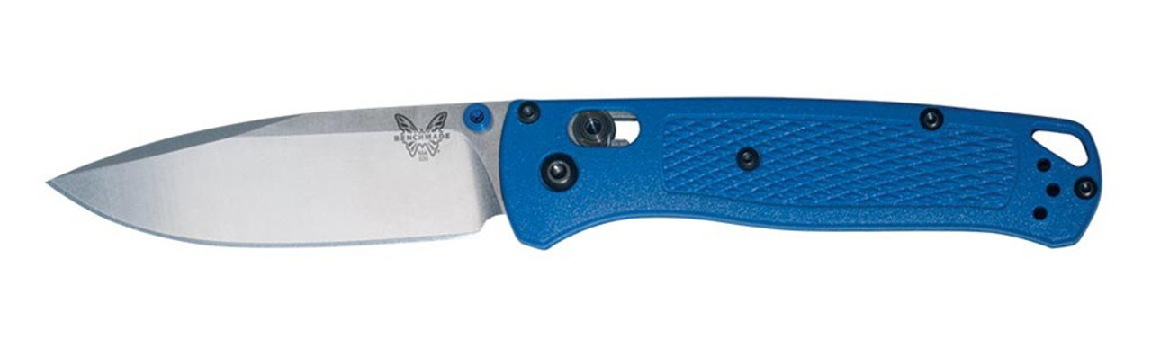 Benchmade Bugout AXIS Assisted Drop Point Pocket Knife, Blue - 535