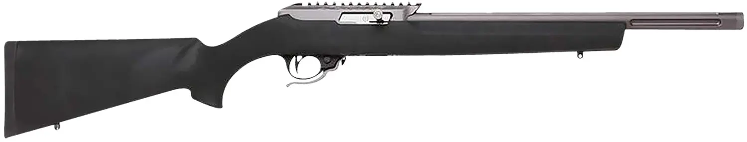 Tactical Solutions ATE2GMGBHBLK X-Ring VR Gen2 22 LR Gun Metal Gray Barrel Receiver, Hogue OverMolded Black Synthetic Stock