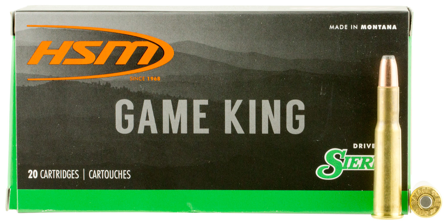 HSM Ammunition Game King 150 gr Pro-Hunter .303 Savage Ammo, 20/box - HSM-303Savage-2-N