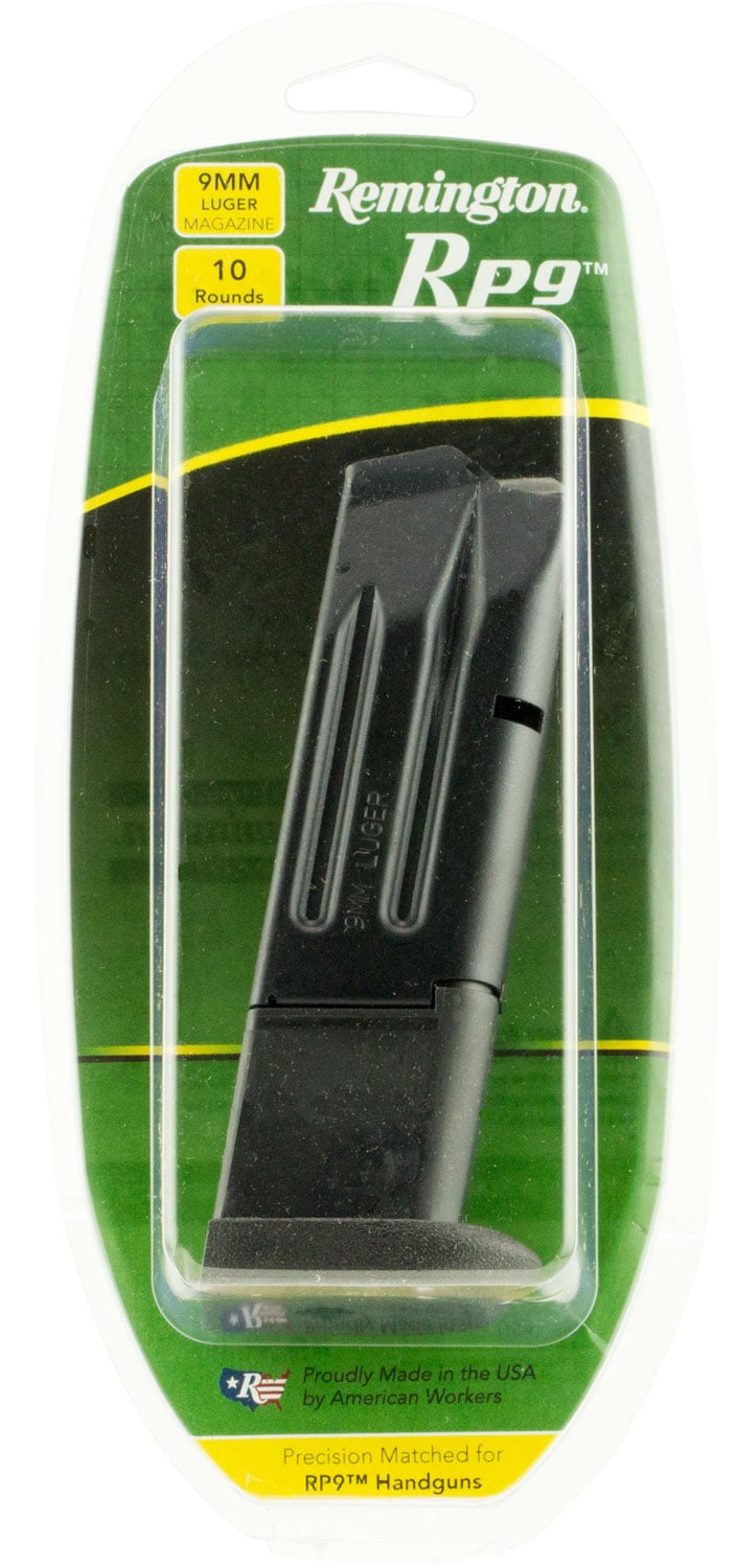 Remington 10 Round 9mm +P Detachable Magazine, Black - 17742