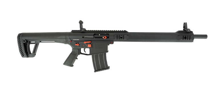 Tokarev TT-12 PRO Semi-Auto, Magfed, Self Regulating 12ga Shotgun, Black w/ Red