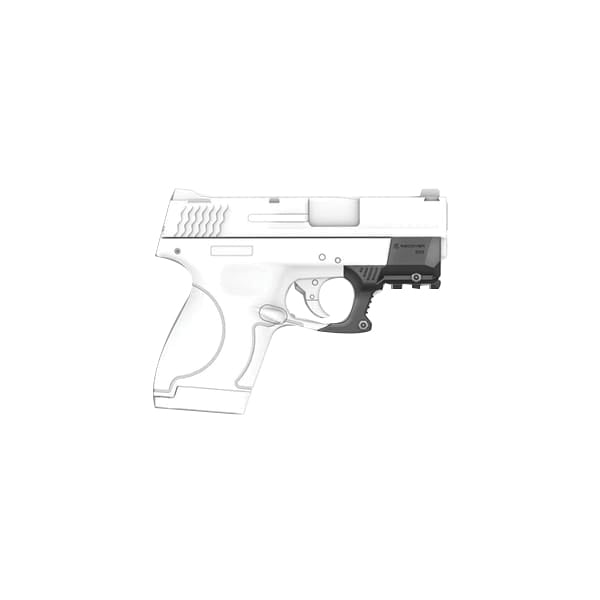 Recover Tactical SHR9 Rail Adapter for SW Shield 9mm/SW40 - Black - Tactical Excellence - SHR901