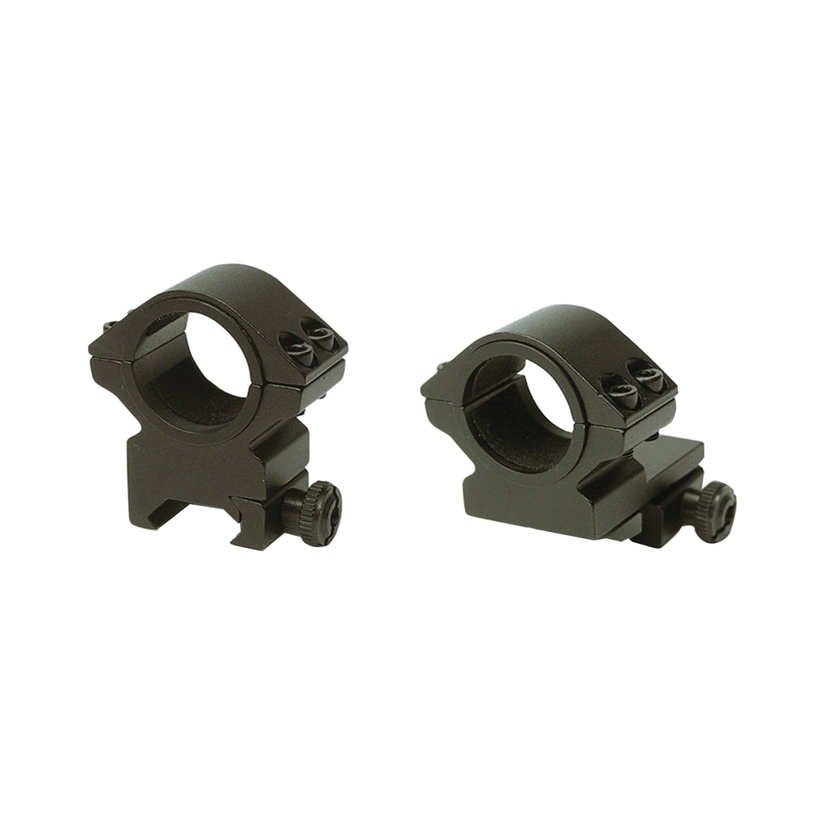Konus Dual-T Pair of Mount Ring 25.40mm/30mm Tube 0.87" Aluminum Alloy Picatinny Rail/Weaver Rail