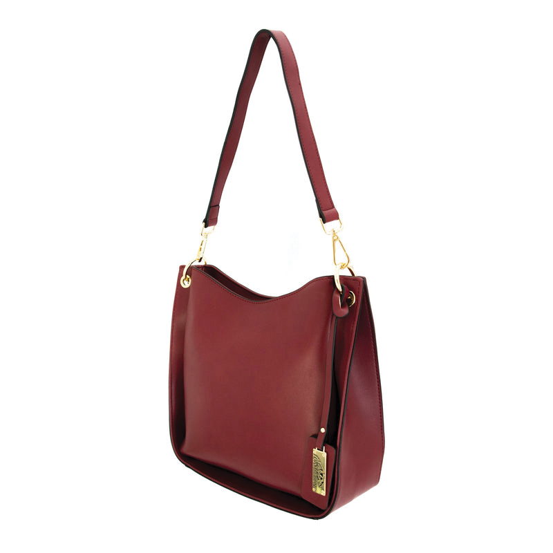 Rugged Rare Emma Holster Ambidextrous Vegan Leather, Burgundy