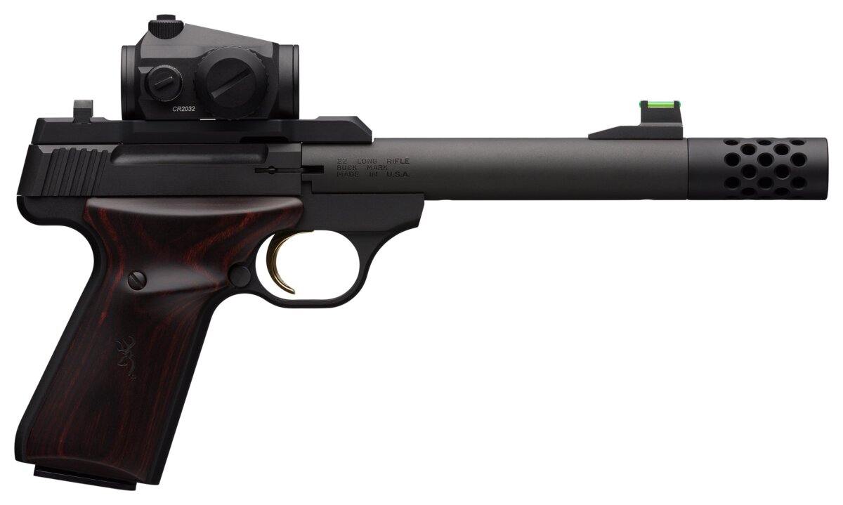 Browning BUCKMARK HUNTER 22LR 5.9" RDS VORTEX CROSSFIRE RED DOT SIGHT
