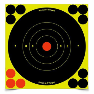 BIRCHWOOD CASEY Shoot-N-C 6" Bull's-eye Target - 12 targets