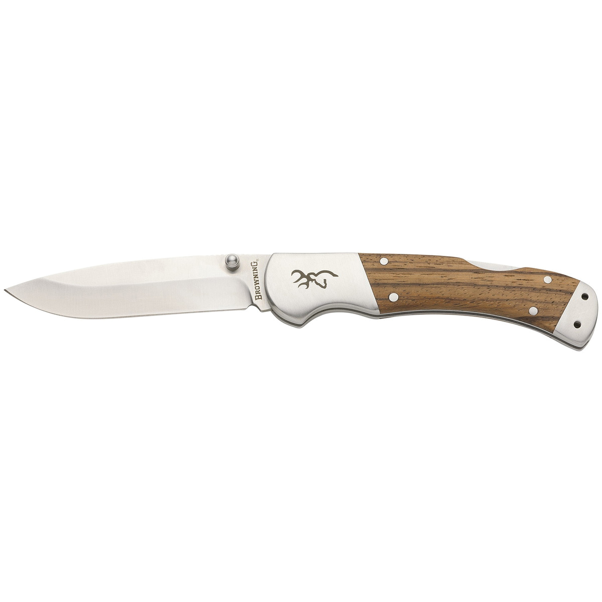 Browning Sage Creek Large Folding Knife Drop Point Brown - Durable, Lightweight and Reliable Handle - 3220533