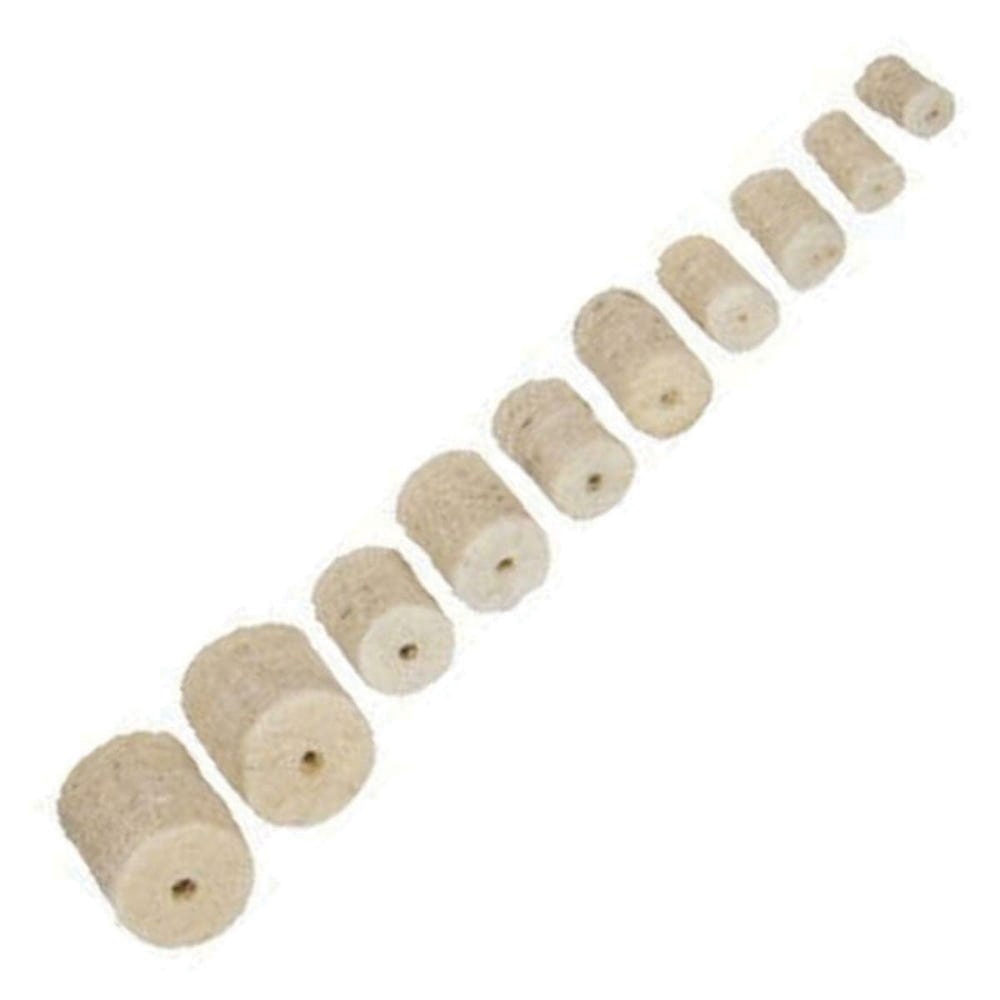 Tipton .243 Caliber/6mm Cleaning Pellet, White Pack of 100
