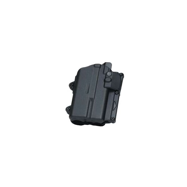 Alien Gear Rapid Force Level 2 Duty Glock G19/G23/G44/G45 OWB Holster Right Polymer, Black