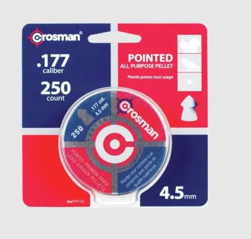 CROSMAN PELLETS 177 CAL - POINTED 7.6GR 250CT