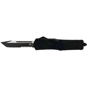TEMPLAR KNIFE LARGE OTF BLACK RUBBER 3.5 BLACK TANTO SRRTD