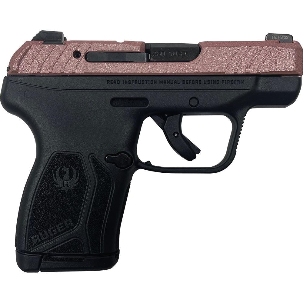 Ruger LCP Max Rose Gold Glitter .380 ACP 2.80" 10rds, Black