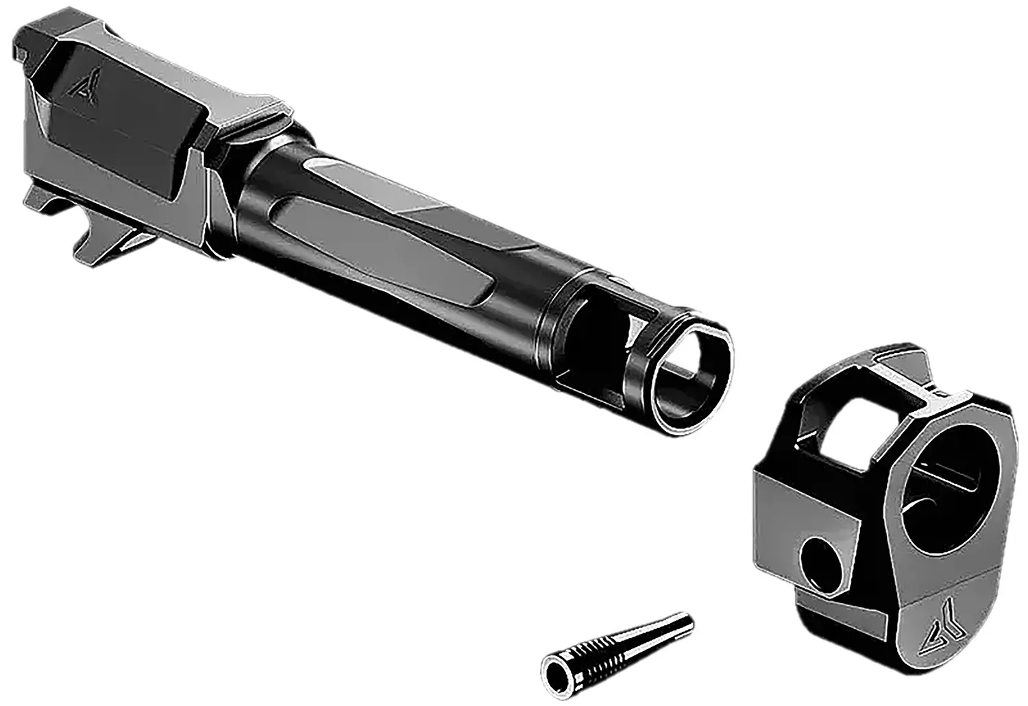 Radian Weapons R0840 Ramjet Afterburner Combo 9mm Luger 3.70" Black Stainless Steel, Fits Sig P365