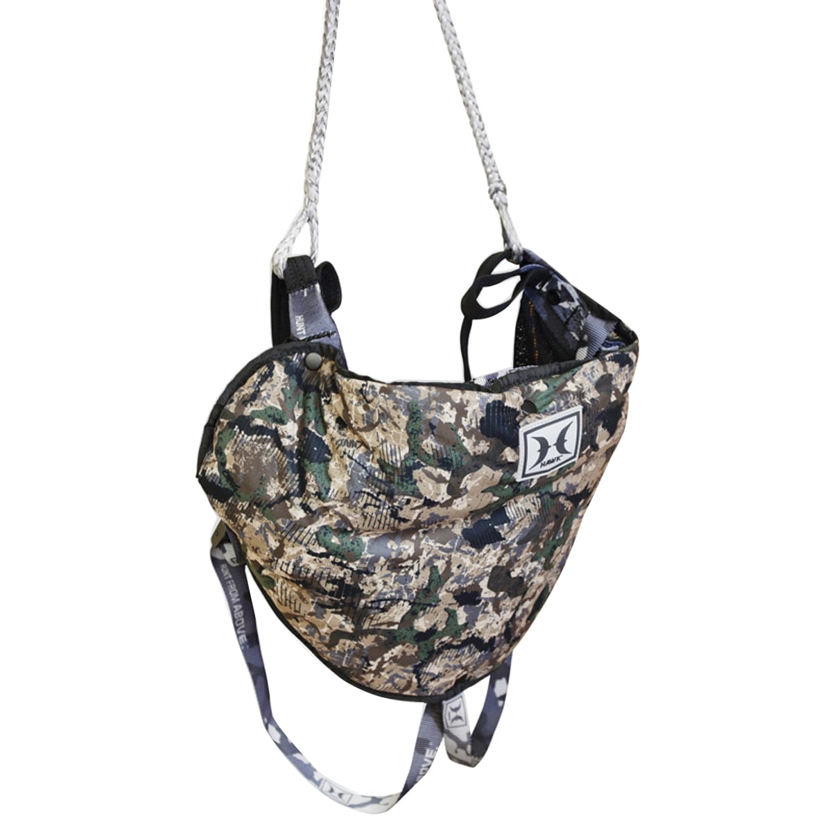 Hawk Helium Hammock 300 lb Saddle, Chaos Camouflage