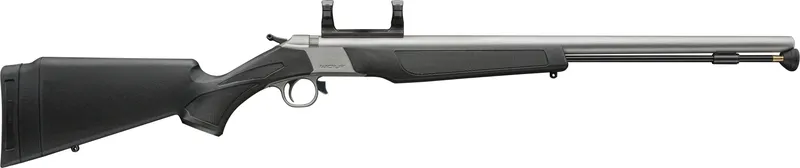 CVA Wolf V2 Muzzleloader - SS/Black 50 cal (ISM) Ambi adj stock QRBPQR Breach Plug