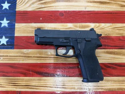 SIG SAUER Sig Sauer P229, Black, 9mm, 3.9" Barrel, Semi Auto, 6 10 Round Magazines, OEM Box, OEM Lock (Used)