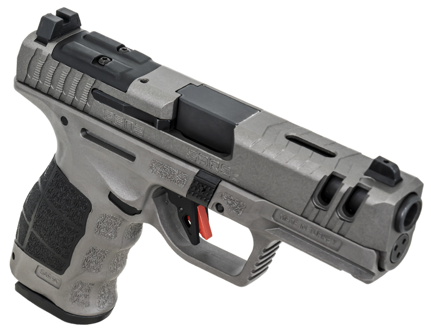 SAR SAR9 Compact Gen3 9mm Pistol, 15RD Platinum